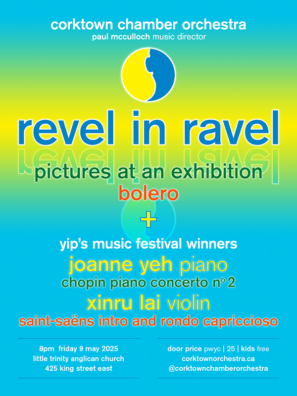 Concert poster for Revel in Ravel